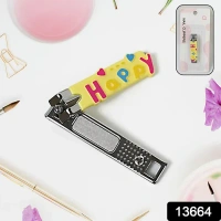 NAIL CLIPPER Cute Nail Clipper with Nail Catcher, Nail File - Stainless Steel (1 Pc) (1759)