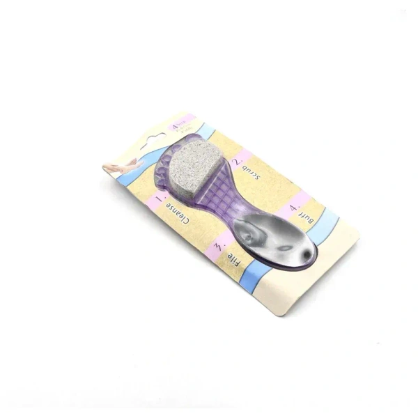4IN1 PEDICURE TOOL, 4 in 1 Pedicure Tool for Rough & Dry Feet Dual-Sided with Pumice Stone Soft Brush(2108)