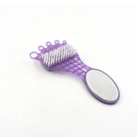 4IN1 PEDICURE TOOL, 4 in 1 Pedicure Tool for Rough & Dry Feet Dual-Sided with Pumice Stone Soft Brush(2108)