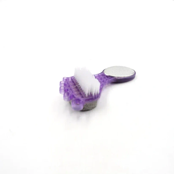 4IN1 PEDICURE TOOL, 4 in 1 Pedicure Tool for Rough & Dry Feet Dual-Sided with Pumice Stone Soft Brush(2108)