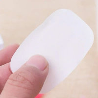 20PCS PAPER SOAP, Travel Paper Soap Sheet with Mini Box (20 Sheets in a Pack Approx / Mix Color) (2034)