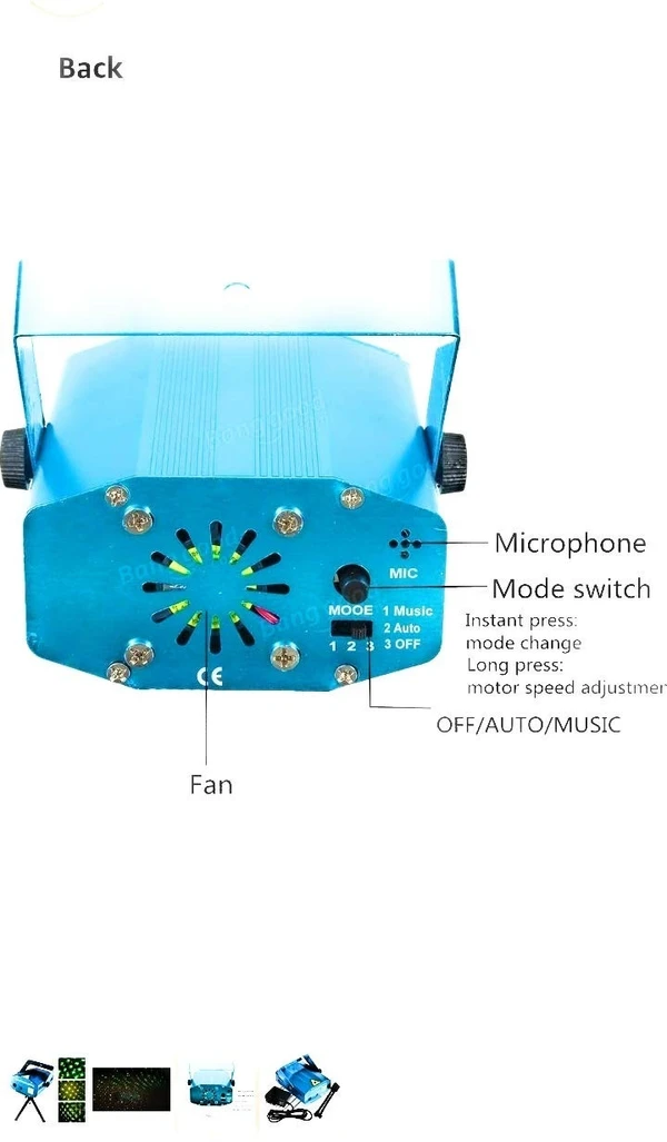 6D Laser Stage Light