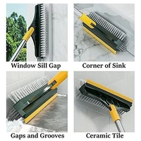 3IN1 BATHROOM BRUSH WIPER,  3-in-1 Bathroom Brush with Wiper – Multi-Purpose Cleaning Tool(1798)