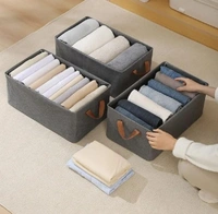 26L STORAGE ORGANIZER 2PCS Collapsible Fabric Storage Cubes Organizer with Handles Foldable Storage Baskets for Organizing Toys, Books, Shelves, Closet, Large Storage Box with Handles(2082) - Pack of 2
