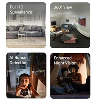 ROBOT WIFI CAMERA  "Smart Surveillance Camera for Home and Office, Wireless 360 Rotation, HD Quality" (1786)