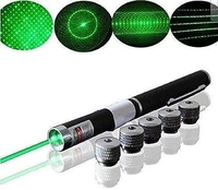 5IN1 GREEN LASER, 5-in-1 Green Laser Presenter Remote – PowerPoint Presentation Pen with Disco Pointer & Multi-Function Control(2452)