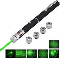 5IN1 GREEN LASER, 5-in-1 Green Laser Presenter Remote – PowerPoint Presentation Pen with Disco Pointer & Multi-Function Control(2452)