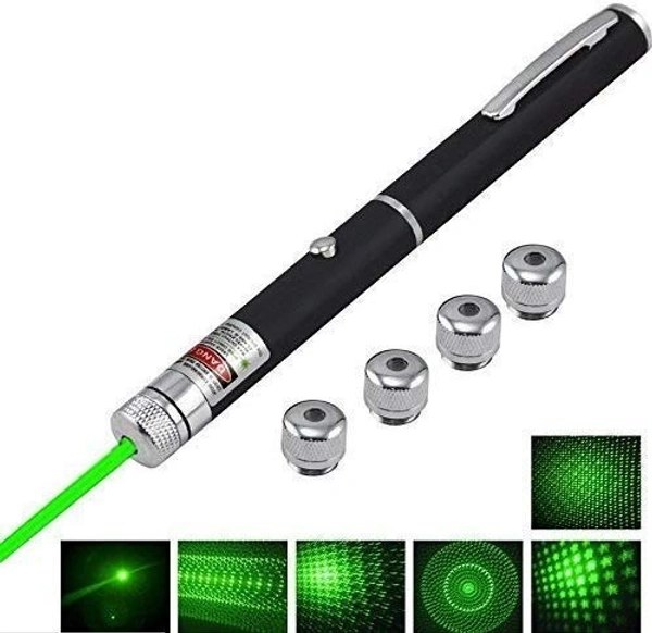 5IN1 GREEN LASER, 5-in-1 Green Laser Presenter Remote – PowerPoint Presentation Pen with Disco Pointer & Multi-Function Control(2452)