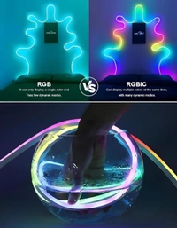 5M LED NEON RGB MAGIC, 5M LED Neon RGB Strip Light – USB Powered, Smart App + Remote Control, Music Sync, Multicolor Lighting(2600)