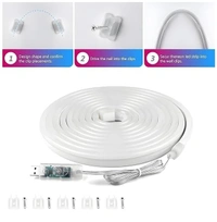 5M LED NEON RGB MAGIC, 5M LED Neon RGB Strip Light – USB Powered, Smart App + Remote Control, Music Sync, Multicolor Lighting(2600)