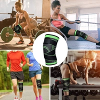 KNEE SUPPORT GREEN Knee Support Knee Sleeve Elastic Compression Knee Support Knee Sleeve, Compression Fit Support -for Joint Pain and Arthritis Relief, Improved Circulation Compression (1865)