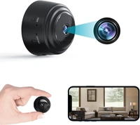 MINI WIFI CAMERA - Hidden Detector - "HD 1080P Portable Home Security with Night Vision and Motion Activation Function" (1739) - Black