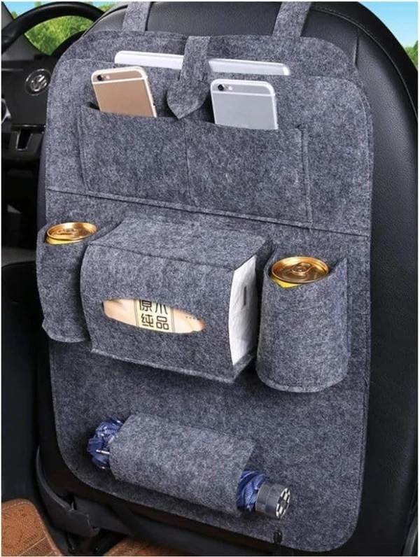 CAR SEAT BACK ORGANIZER