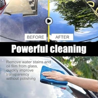 CAR GLASS OIL CLEANER Car Windshield Cleaner Oil Film Remover for Glass | Water Spot Remover for Glass Surfaces, Glass Cleaner for Home and Auto Windows Cleaning Vanity Mirror, Dressing Table (Pack of 1) (1920)