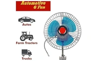 12W DC FAN, "12V DC Fan for Car, Truck, Tractor & Tempo – Powerful Cooling, Battery Operated" (877)