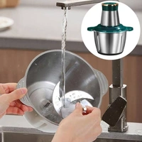 2L MEAT GRINDER Electric Meat Grinder Machine Electric 250W,5 SPEED Meat Grinder with Stainless Steel Bow Bowl for Kitchen Food Chopper, Vegetables, Onion, Garlic Slicer Dicer, Fruit & Nuts Juicer Mixer (1972)