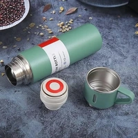 VACCUME FLASK GIFT SET Vacuum Flask Gift Set  Premium Insulated Stainless Steel Flask with Cups, Perfect for Gifts (1418)