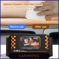CAR CLEANING WIPES Car Cleaning Wipes  Wet Cloths for Dashboard Polish, Scratch Removal, Leather Seats & Accessories | Glass Window Cleaner, (PACK 1 (80 Pcs)) (1820)