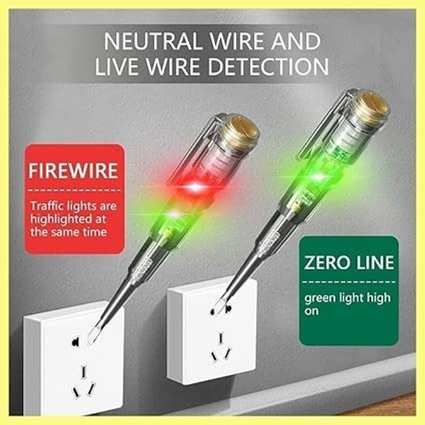 Magic TESTER PEN Test Pencil, 70250V Measure Range Voltage Tester Accurate Neutral Live Wire Identification for Circuit Board (1928)