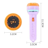 MINI PROJECTOR TORCH Mini Projector Torch  Portable LED Flashlight with Projector Function, Compact and Versatile (1780)