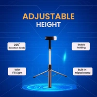 SELFIE STICK R1-L, 6FT Selfie Stick Tripod | 3-in-1 Phone Stand, Bluetooth Remote & for Photos, Makeup, Vlogging & Video Calls(2728)