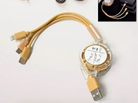 3IN1 USB CHARGING CABLE, 3-in-1 USB Charging Cable – Fast & Versatile Multi-Device Charger (1501)