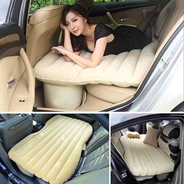 CAR BED SOFA Multifunctional Inflatable Car Bed Mattress with Two Air Pillows (1866)