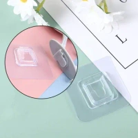 3PCS HEAVY WALL HOOK 2IN1 1 Pcs Self Adhesive Heavy Duty Waterproof Big Hook For Wall no Drill Hook 3 (104)