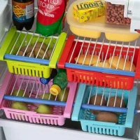 4PCS ADJUSTABLE STORAGE RACK,  4PCS Adjustable Storage Rack – Versatile & Space-Saving Organizer (1193)