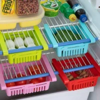 4PCS ADJUSTABLE STORAGE RACK,  4PCS Adjustable Storage Rack – Versatile & Space-Saving Organizer (1193)
