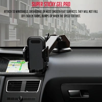 MOBILE PHONE HOLDER FOR CAR Quality Assured Lapster Universal car Phone Holder for Dashboard | car Mount | Long arm | 360 Degree Rotation - Black (762) - Black