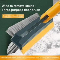 3IN1 BATHROOM BRUSH WIPER,  3-in-1 Bathroom Brush with Wiper – Multi-Purpose Cleaning Tool(1798)