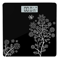BATHROOM SCALE Digital Weight Scale for body weight, LCD Panel, Electronic Weighing scale with thick tempered glass, High Precision Sensors accurate weight machine (702)