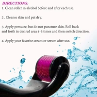 DERMA ROLLER Derma Roller For Hair Growth 0.5 mm with 540 Titanium Needles | Repairs Damaged Hair | Activates Hair Follicles | Easy to use | Safe & Effective (Pack of 1) (1894)