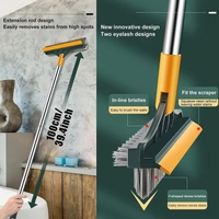 3IN1 BATHROOM BRUSH WIPER,  3-in-1 Bathroom Brush with Wiper – Multi-Purpose Cleaning Tool(1798)