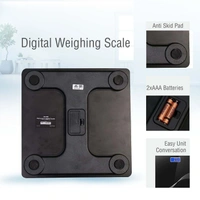 BATHROOM SCALE Digital Weight Scale for body weight, LCD Panel, Electronic Weighing scale with thick tempered glass, High Precision Sensors accurate weight machine (702)
