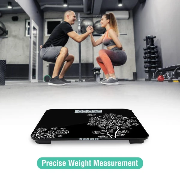 BATHROOM SCALE Digital Weight Scale for body weight, LCD Panel, Electronic Weighing scale with thick tempered glass, High Precision Sensors accurate weight machine