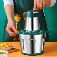 2L MEAT GRINDER Electric Meat Grinder Machine Electric 250W,5 SPEED Meat Grinder with Stainless Steel Bow Bowl for Kitchen Food Chopper, Vegetables, Onion, Garlic Slicer Dicer, Fruit & Nuts Juicer Mixer (1972)