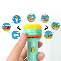 MINI PROJECTOR TORCH Mini Projector Torch  Portable LED Flashlight with Projector Function, Compact and Versatile (1780)