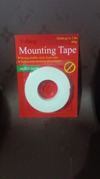 DOUBLE SIDED FOAM TAP, Small Strong Double-Sided Foam Mounting Tape – Heavy Duty Adhesive (1 Pc)(2612)