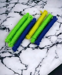 CLOTH ROPE 30FT WASHING LINE BEST QUALITY | Multicolor | Hanging Rope for Both Indoor and Outdoor Purpose |RANDOM COLOUR (1572)