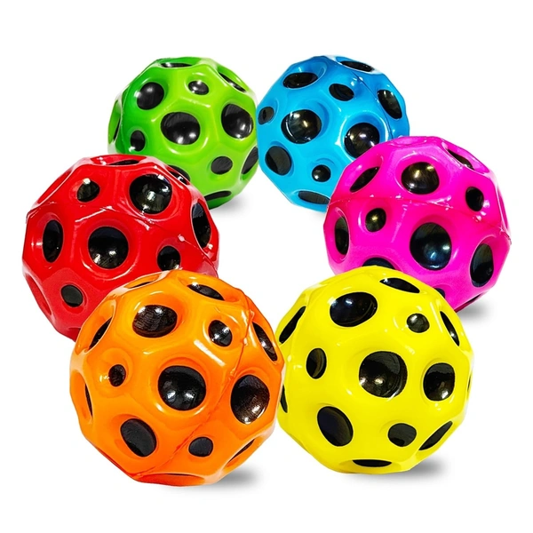 MOON BALL, High Bounce Rubber Ball for Outdoor Play