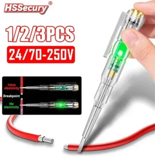 Magic TESTER PEN Test Pencil, 70250V Measure Range Voltage Tester Accurate Neutral Live Wire Identification for Circuit Board (1928)