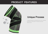 KNEE SUPPORT GREEN Knee Support Knee Sleeve Elastic Compression Knee Support Knee Sleeve, Compression Fit Support -for Joint Pain and Arthritis Relief, Improved Circulation Compression (1865)