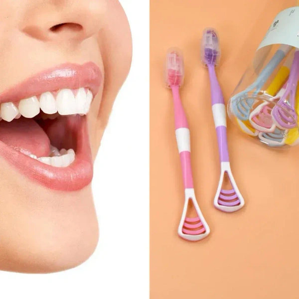 8PCS 2IN1 TOOTHBRUSH, 8PCS 2-in-1 Toothbrush Set with Case – Travel-Friendly & Hygienic(2132)