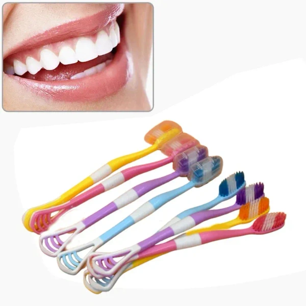 8PCS 2IN1 TOOTHBRUSH, 8PCS 2-in-1 Toothbrush Set with Case – Travel-Friendly & Hygienic(2132)