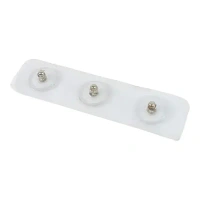 3IN1 NAIL STICKER,Adhesive Wall Hooks – Heavy Duty Transparent Hook with Screw Sticker (3 Hook, 1 Pc) | Non-Trace, Reusable & Strong Grip(2420)