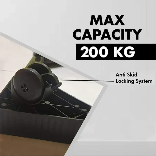 ADJ. WASHING & FRIDGE STAND, Adjustable Heavy-Duty Fridge & Washing Machine Stand Trolley Base 50x50 cm – Anti-Vibration, Rust-Proof, Movable(2507)