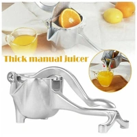 FRUIT PRESS METAL, Aluminium Manual Fruit Juicer – Heavy Duty Hand Press Citrus Squeezer for Oranges, Lemons & Limes – Steel Handle Metal Juice Extractor(1291)