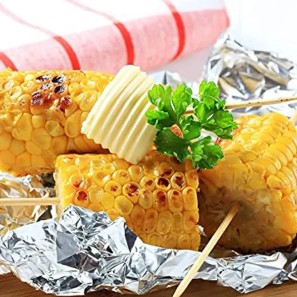 ALUMINIUM FOIL ROLL 9MTR, Heavy Duty Non-Stick Aluminum Foil Roll – 9 Meter Thick Foil Sheet for Baking & Grilling(1260)